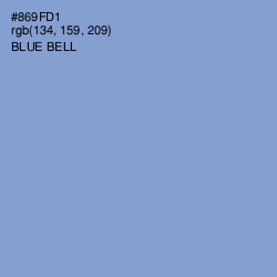 #869FD1 - Blue Bell Color Image